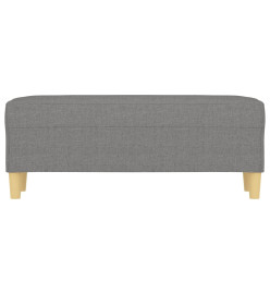 Banc Gris foncé 100x35x41 cm Tissu