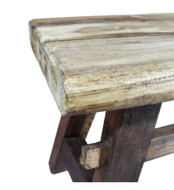 Banc Bois de récupération massif 100 x 28 x 43 cm