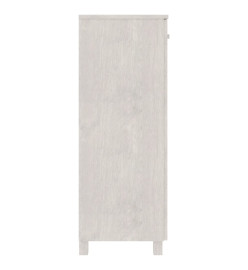 Armoire à chaussures HAMAR Blanc 85x40x108 cm Bois de pin