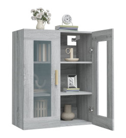 Armoire murale suspendue Sonoma gris 69,5x34x90 cm