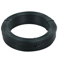 Fil de liaison de clôture 250 m 1,6/2,5 mm Acier Vert noirâtre