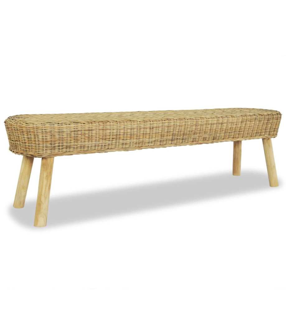 Banc d'entrée 160 x 35 x 45 cm Rotin naturel