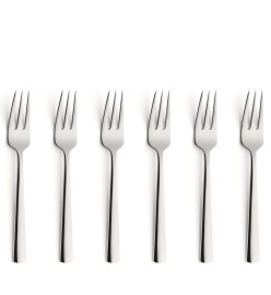 Amefa Ensemble de fourchette à gâteau 6 pcs Moderno