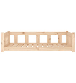 Lit pour chien 105,5x75,5x28 cm bois de pin solide