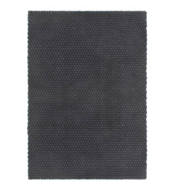 Tapis rectangulaire Anthracite 120x180 cm Coton