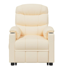 Fauteuil de massage Crème Tissu