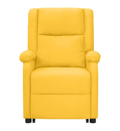 Fauteuil jaune tissu