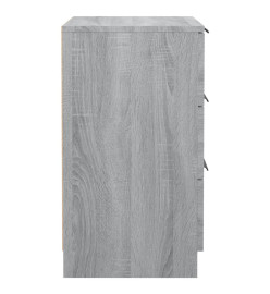 Table de chevet Sonoma gris 40x36x65 cm