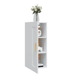 Armoire murale Blanc 35x34x90 cm Bois d'ingénierie