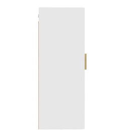 Armoire murale Blanc 35x34x90 cm Bois d'ingénierie