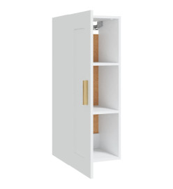 Armoire murale Blanc 35x34x90 cm Bois d'ingénierie