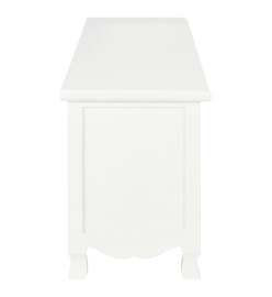 Meuble TV Blanc 120 x 30 x 40 cm Bois