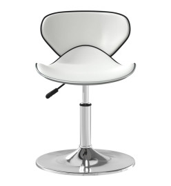 Tabouret de bar Blanc Similicuir