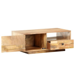 Table basse 90x50x35 cm Bois solide de manguier