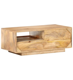 Table basse 90x50x35 cm Bois solide de manguier