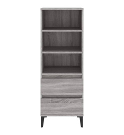 Buffet haut Sonoma gris 40x36x110 cm Bois d'ingénierie