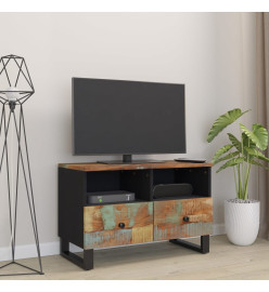 Meuble TV 70x33x46 cm Bois massif de récupération