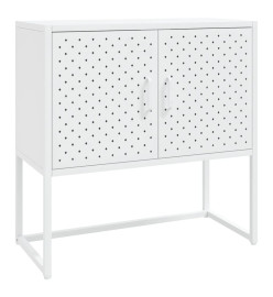 Buffet Blanc 75x35x75 cm Acier