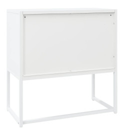 Buffet Blanc 75x35x75 cm Acier