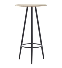 Table de bar Chêne 60 x 107,5 cm MDF