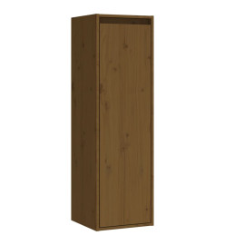 Armoire murale Marron miel 30x30x100 cm Bois de pin massif