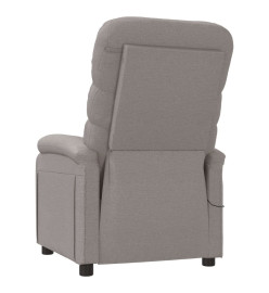 Fauteuil de massage Taupe Tissu