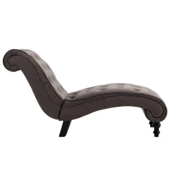 Chaise longue Velours Gris