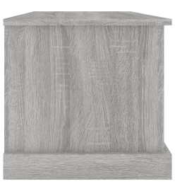 Boîte de rangement sonoma gris 70x40x38 cm bois d'ingénierie