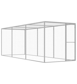 Cage pour chat 4,5x1,5x1,5 m Acier galvanisé