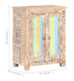 Buffet 61x35x76 cm Bois d'acacia brut