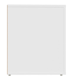 Tables de chevet 2 pcs Blanc 50x39x47 cm