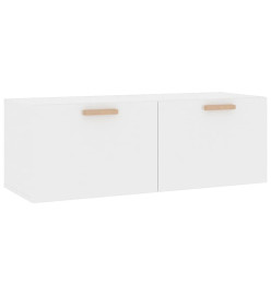 Armoire murale Blanc brillant 100x36,5x35 cm Bois d'ingénierie