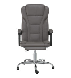 Fauteuil inclinable de bureau Gris Similicuir