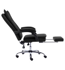 Chaise de bureau Noir Similicuir