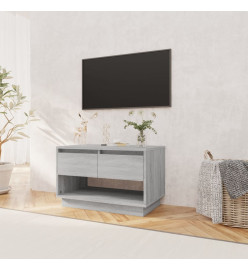 Meuble TV Sonoma gris 70x41x44 cm Aggloméré