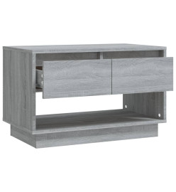 Meuble TV Sonoma gris 70x41x44 cm Aggloméré