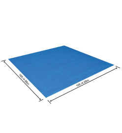 Bestway Tapis de sol pour piscine Flowclear 488x488 cm