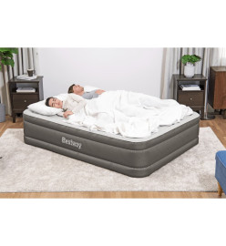 Bestway Lit gonflable Fortech avec pompe intégrée 203x152x46 cm