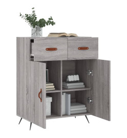 Buffet sonoma gris 69,5x34x90 cm bois d'ingénierie