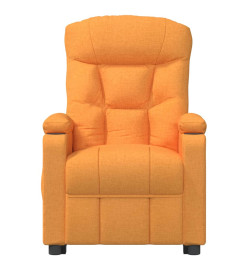 Fauteuil inclinable électrique Jaune Tissu