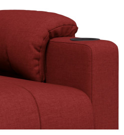 Fauteuil de massage Rouge bordeaux Tissu