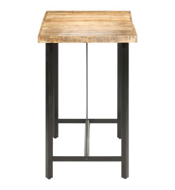 Table de bar 180x70x107 cm Bois de manguier brut