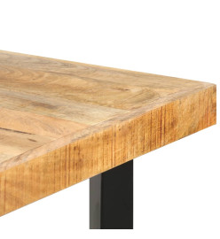 Table de bar 180x70x107 cm Bois de manguier brut