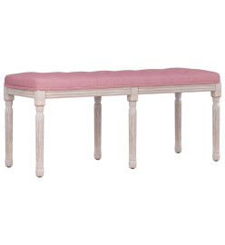 Banc Rose 110x40x49 cm Velours