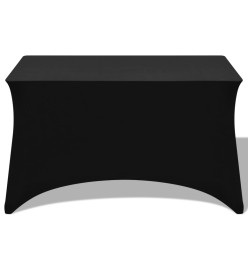 Housses extensibles pour table 2 pièces 243 x 76 x 74cm Noir