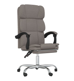 Fauteuil inclinable de bureau Taupe Tissu