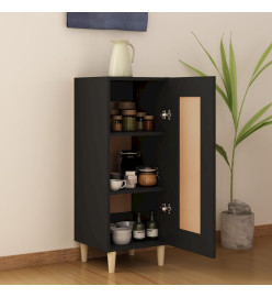 Buffet Noir 34,5x34x90 cm Bois d'ingénierie