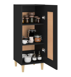 Buffet Noir 34,5x34x90 cm Bois d'ingénierie