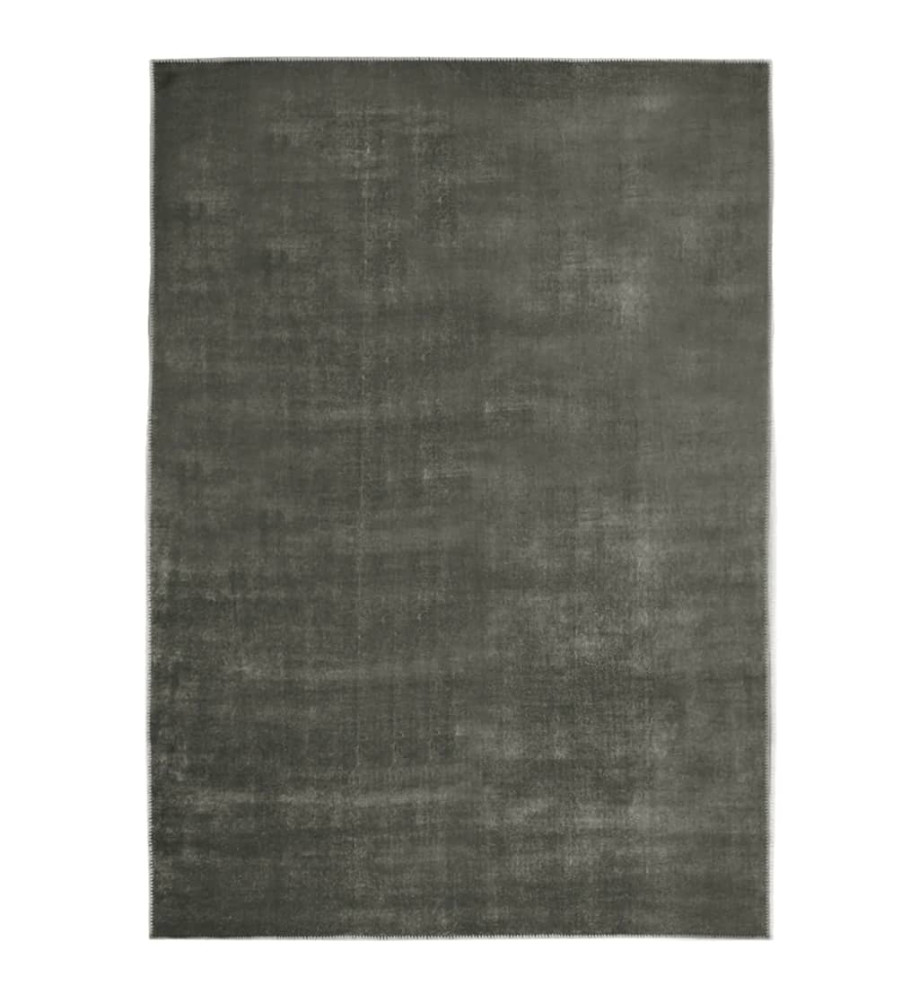 Tapis lavable pliable Taupe 160x230 cm Polyester