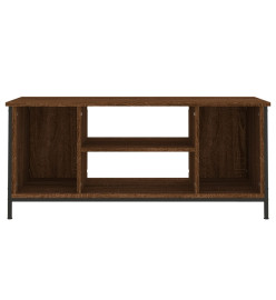 Meuble TV chêne marron 102x35x45 cm bois d'ingénierie